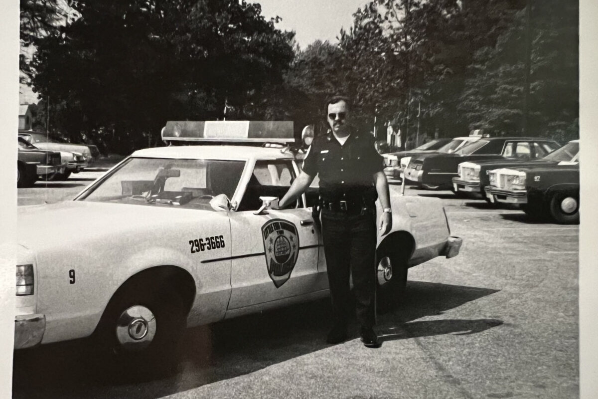 Little Egg Harbor Patrolman and Car from 50 Years Ago